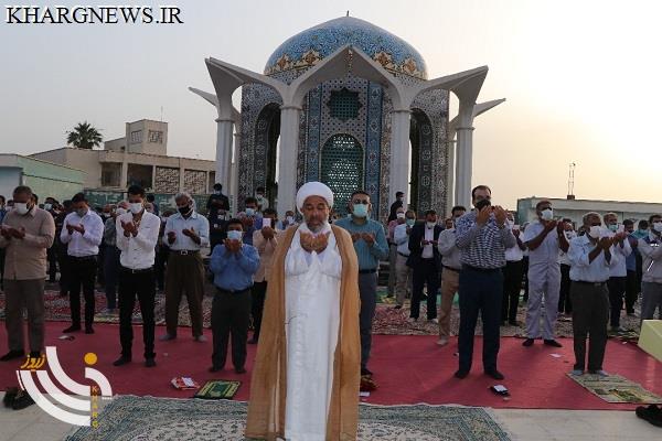 نماز عید فطر در جزیره خارگ اقامه شد