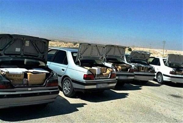۱۱میلیارد ریال قاچاق کالا از ۸ دستگاه خودروی شوتی در استان بوشهر کشف شد